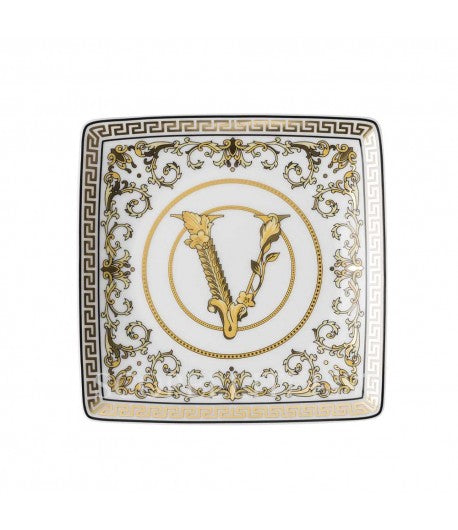 Coppetta quadra Virtus Gala White Versace Rosenthal 12 cm