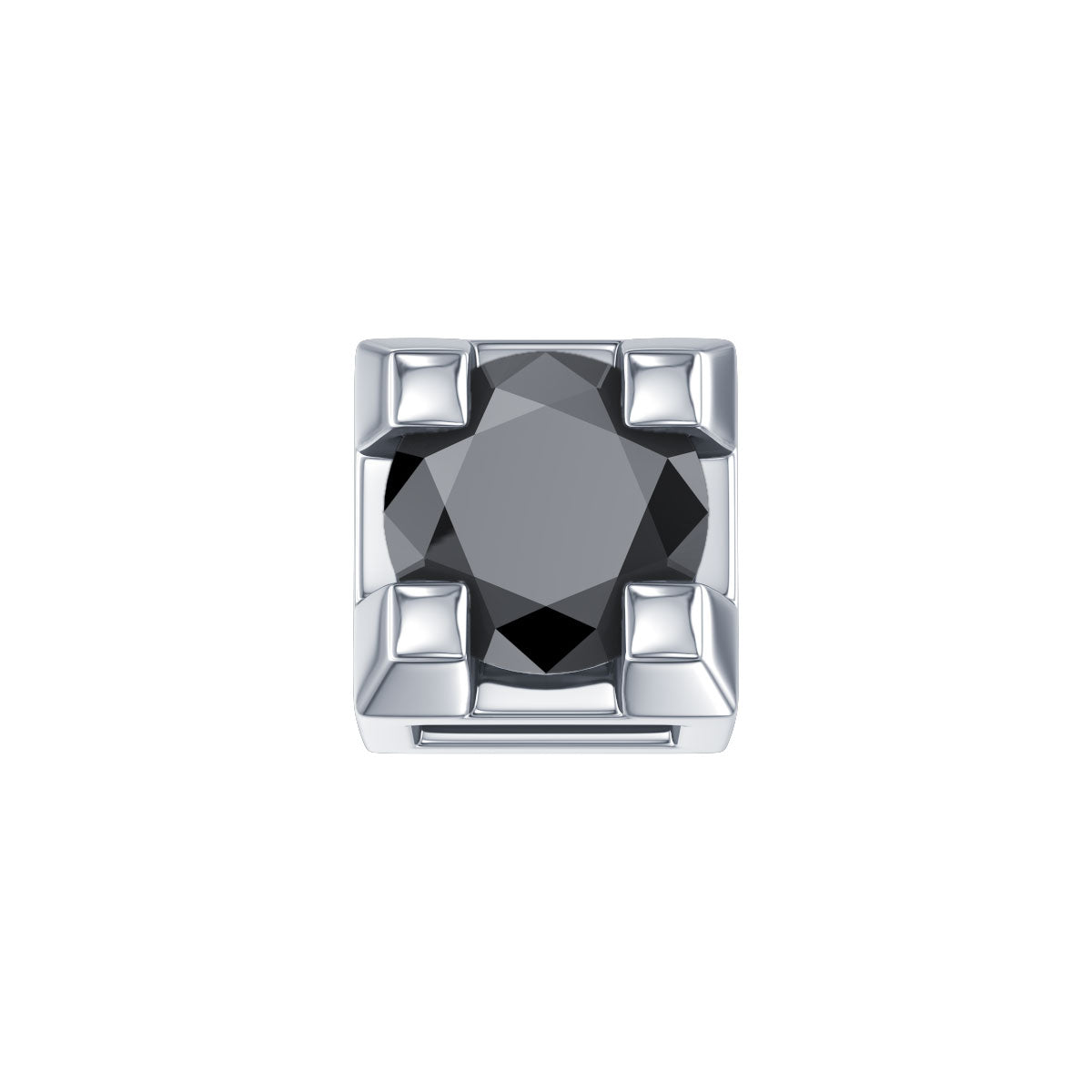 Griffe 0.02 ct in white gold and black diamond